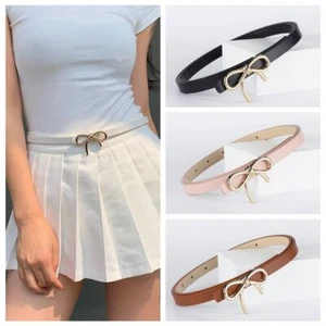 Bowknot Buckle Bow Belt Waist Belt Thin Belt  Dress Decoration - Bild 1 von 17