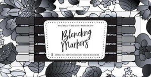 American Crafts Blending Markers 5/Pkg GRAYSCALE PACK - Picture 1 of 1