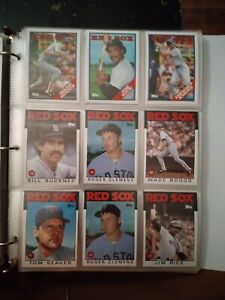 Lot Of 45 Vintage Boston Red Sox Baseball Cards