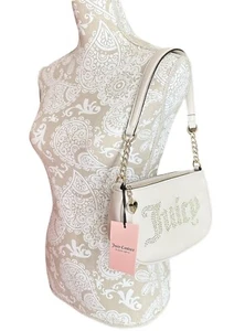 Juicy Couture White Cream Angel Be Classic II Shoulder Bag Purse NEW - Picture 1 of 4