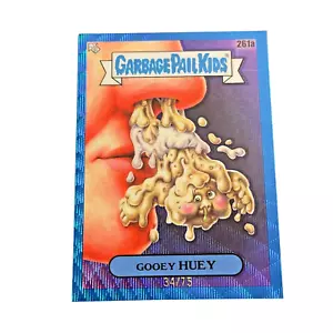 2024 Topps Chrome Garbage Pail Kids Gooey HUEY Blue Wave Refractor 1:1006 /75 - Picture 1 of 2