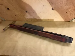 Old Antique Vintage Red Acme Single Hopper Hand Walking Corn Planter Garden Farm - Picture 1 of 9