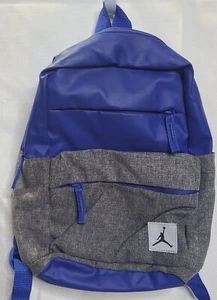 Blue Nike Jordan Jumpman Classics Mini Backpack Zipper Pockets Great Condition - Picture 1 of 2
