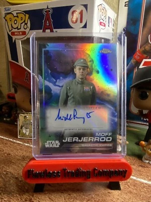 2024 Topps Cromo Star Wars #Au-MP Automático Michael Pennington como Moff Jerjerrod Foto 1 de 2