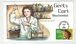 2008 COLLINS HANDPAINTED AMERICAN SCIENTISTS 4224 BIOCHEMIST GERTY CORI - Picture 1 of 1