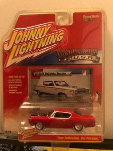 1/64 JOHNNY LIGHTNING 1970 AMC REBEL MACHINE RED - Bild 1 von 2