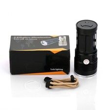 Light Torch Flashlight Waterproof Military Grade 15 T6 LEDs Long-Range