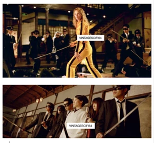 KILL BILL VOLUME 1 2003 MOVIE PHOTO LOT #1 (2) UMA THURMIN LUCY LIU Q TARANTINO - Picture 1 of 1