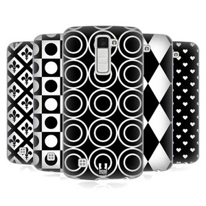 HEAD CASE DESIGNS BLACK AND WHITE PATTERNS BACK CASE & WALLPAPER FOR LG PHONES 3 - Picture 1 of 17
