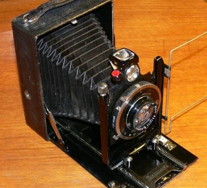 CERTO CertoSport 9x12cm FILM FOLDING CAMERA 5.25in f4.5 MEYER LENS NO BACK 1930 - Picture 1 of 10