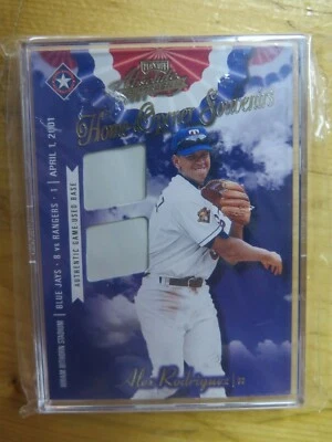 2001年季后赛Abs纪念品家庭开幕纪念品亚历克斯罗德里格斯OD-6棒球 — 第 1/4 张图片