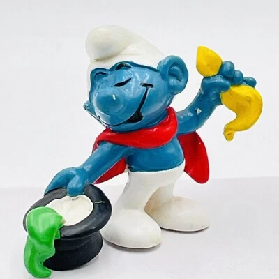 Figura de juguete de PVC Pitufos de colección mago pitufo con Alemania Foto 1 de 4