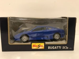 Maisto 1992 BUGATTI EB 110 DIECAST CAR (BLUE) 1:24 - Picture 1 of 3