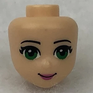 Lego 98704 Light Nougat Mini Puppe, Head Friends mit dünnen schwarzen Augenbrauen - Bild 1 von 3