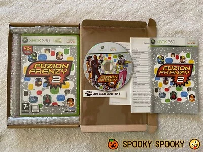 Fuzion Frenzy 2 XBOX 360 - UK PAL VGC CIB - High Quality Packing - Tracked - Image 1 of 4