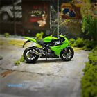 1/64 Green Motorcycle Scene Props Miniatures Figures Model For Car Vehicles Toys