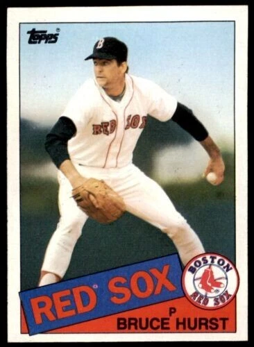 1985 年 Topps #451 Bruce Hurst Pitcher 波士顿红袜队免费送货 — 第 1/1 张图片