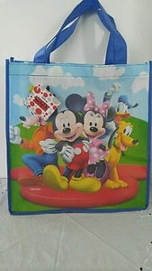 Disney's Mickey Mouse & Friends Reusable Shopping / Tote / Gift Bag  Blue NWT - Picture 1 of 4