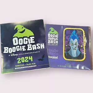 Disneyland Oogie Boogie Bash 2024 2 Stück Lot Magic Key Hades Patch und Bash Map - Bild 1 von 4