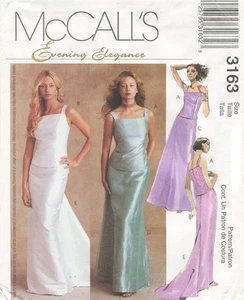 McCalls 3163 Top & Skirt Misses Evening Formal Prom Sewing Pattern Uncut - Picture 1 of 2