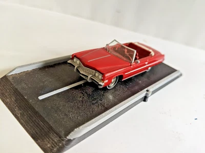 Johnny Lightening Cadillac Eldarado convertible 1973 red 1:64 scale - Image 1 of 4