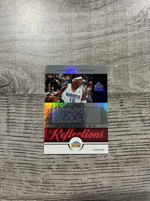 2005 Upper Deck Reflections Signature Auto RED SSP #/25 Carmelo Anthony #SR-CA - Image 1 of 2