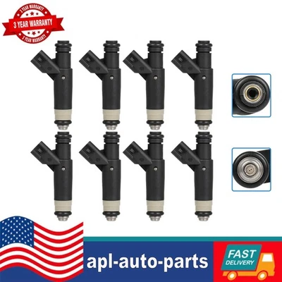 Juego de 8 inyectores de combustible para Cadillac SRX XLR 2004-2006 4,6 L 2005 2006 STS 4,6 L V8  Foto 1 de 4