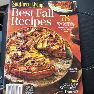 Best Fall Recipes: SOUTHERN LIVING MAGAZINE 2025 ~ 78 Recipes  - Image 1 of 2