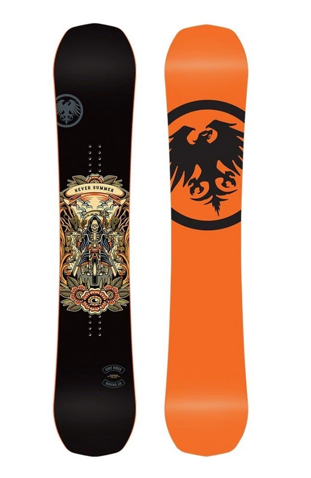 NUEVO Never Summer Easy Rider Snowboard 154 CM Triple Camber Foto 1 de 4