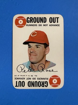 PETE ROSE ~ 1968 Topps Juego #30 ~ (EX) ~ CINCINNATI REDS *Hit King* v2 Foto 1 de 4