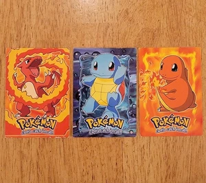 Pokemon Topps 1999 Stage 1 Charmader E4 Squirtle E7 Stage 2 Charmeleon E5 of 12  - Picture 1 of 24