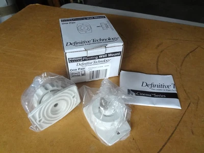 Definitive Technology Pivoting Wall-Mount Bracket - White 2Pcs. - Image 1 of 4