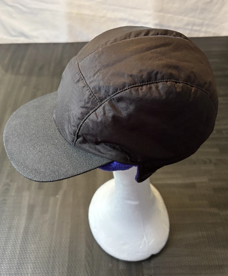 LL Bean XL Black Gortex Trapper Hat Fleece Lined Ear Covers Polartec Made in USA - Image 1 of 4