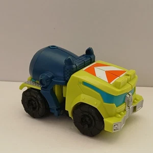 Transformers Rescue Bots Academy Salvage to Cement Mixer Autobot Hero - Picture 1 of 7