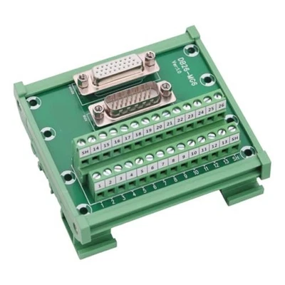 DB26 Male Female DIN Rail Connectors 26pin Dsub for Industrial Automation - Image 1 of 4