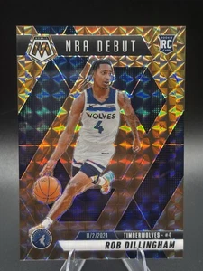 2024-25 Mosaic Baloncesto Novato Rob Dillingham #270 Debut NBA/75 - Grizzlies - Imagen 1 de 3