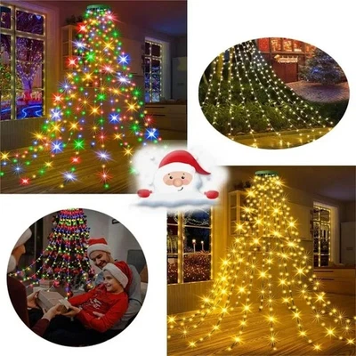 Christmas Tree String Light USB Rechargeable Christmas Fairy Light Wedding Party - Image 1 of 4
