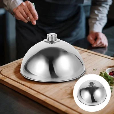  Coperchio per alimenti in acciaio inossidabile, a cupola, per casa, ristorante, - Immagine 1 di 4