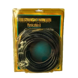 Straight Wire Musicable II Stereo Cinch Kabel 3M, Audiophile Qualität NOS - Bild 1 von 3