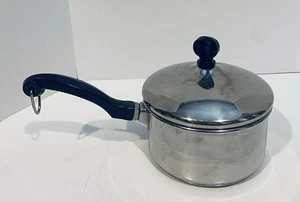 Faberware impact bonded 18/10 Stainless Steel 1 quart pot with lid - Picture 1 of 8