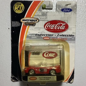 Matchbox Ford Mustang Convertible Coca Cola 2002 50th Anniversary Sealed Mint - Picture 1 of 3