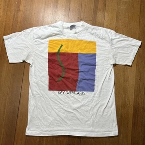 Camiseta De Colección Key West Arts Puntada Única Allsport XL Colores Geométricos Brillantes - Imagen 1 de 19