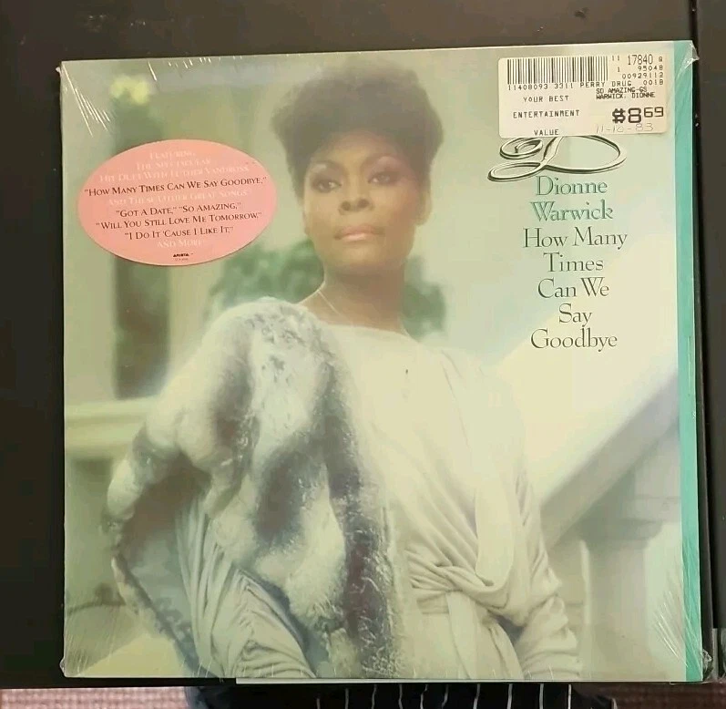 Dionne Warwick How Many Times Can We Say Goodbye LP Vinyl Record 33 RPM Album