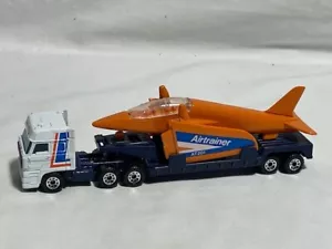 Matchbox Convoy DAF 3000 Space Cab Semi & Aircraft Transporter, Airtrainer AT201 - Picture 1 of 4