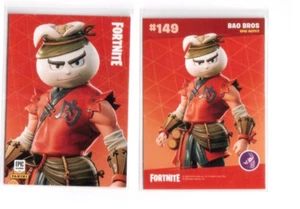 Lote de 2 tarjetas Panini Fortnite Series 2 Epic Outfit 2020 # 149 Bao Bros - Imagen 1 de 2