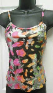 Camisa Top Baile Lámina Plata Estampado Niño/Damas Talla Baile Disfraz - Imagen 1 de 6