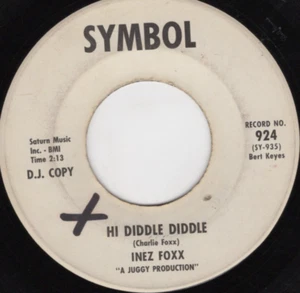 Inez Foxx – Hi Diddle Diddle 1963 Symbol Promo R&B Soul Strong VG Plays Perfect - Picture 1 of 2