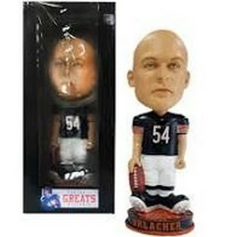 Brian Urlacher Chicago Bears Football Greats Bobblehead by FOCO NIB Rare Cover