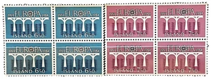 Island - 1984 Europa Cept - Mi. 614/15 Bl./4 MNH - Imagen 1 de 1