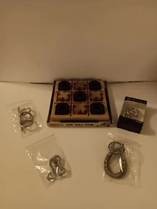 TIC TAC TOE (alle Holz) & 4 Puzzles (alle massiv Metall) WOODFIELD Sammlung &... - Bild 1 von 8